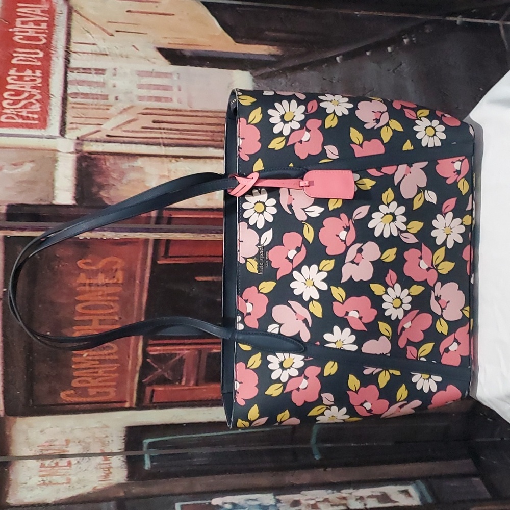 Kate Spade floral tote bag